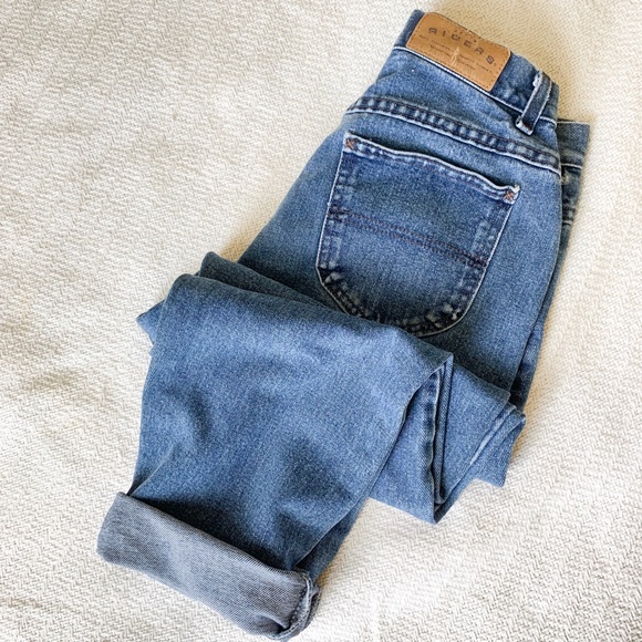 Vtg 80s90s Riders High Waisted Cropped Mom Jeans